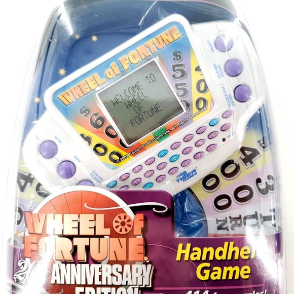 Tiger Wheel Of Fortune 20th Anniversary Edition & Jeopardy Electronic Handhelds- - Picture 4 of 5